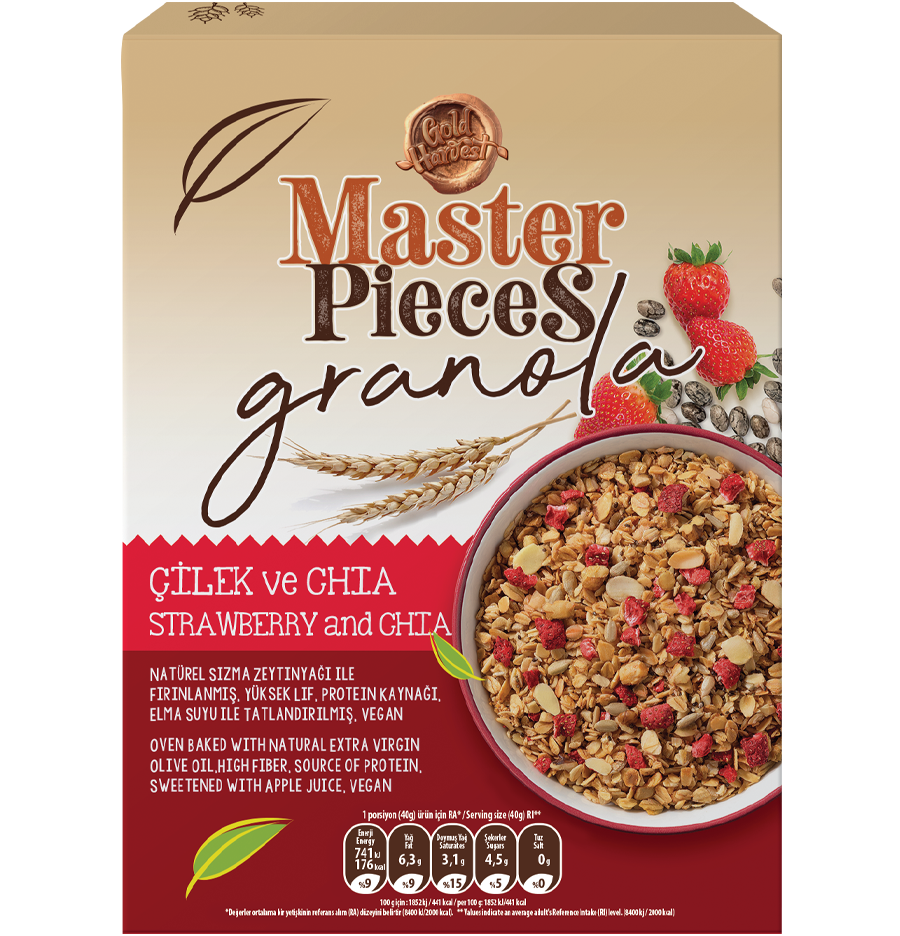 granola cilek ve chia