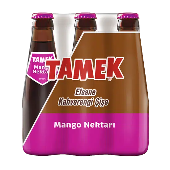 kahverengi şişe mango 6lı