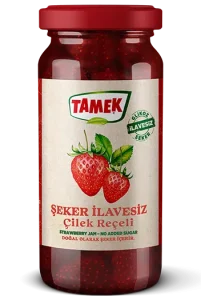şekersiz çilek reçeli